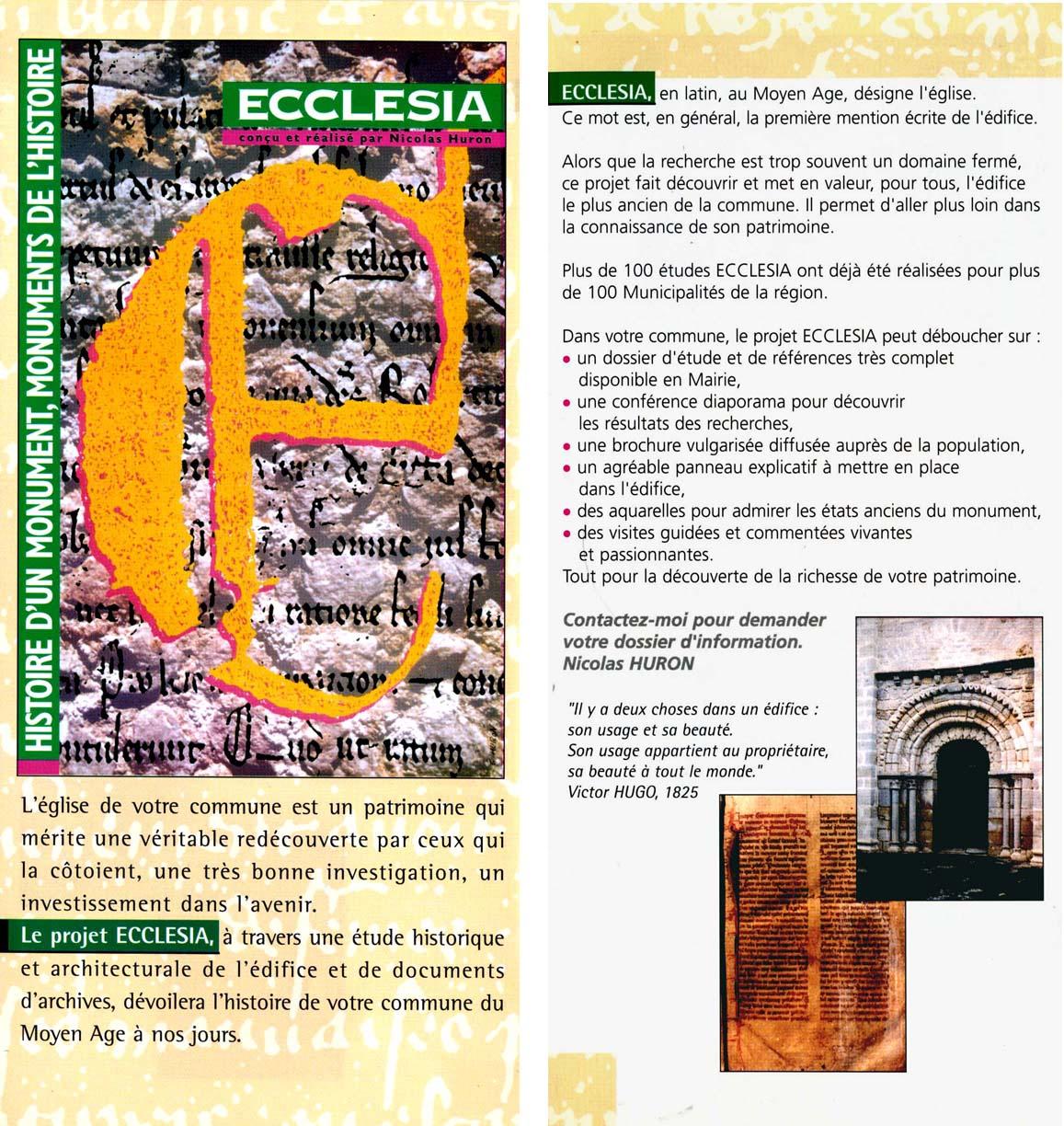 Projet ecclesia